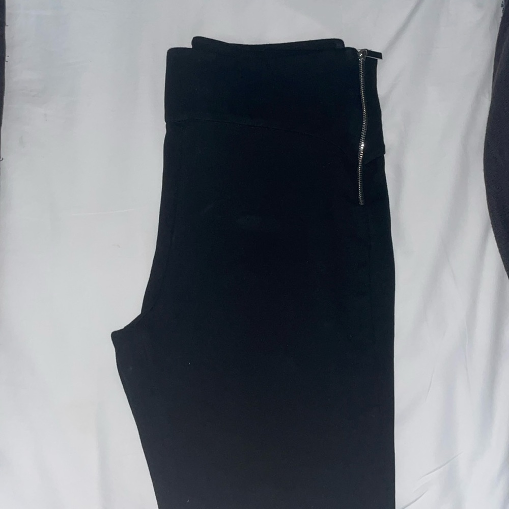Zara black stretchy pants